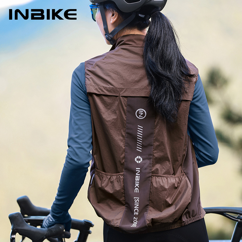 Cycling Rain Jacket Commute - INBIKE 여성용 사이클링 조끼 민소매 러닝