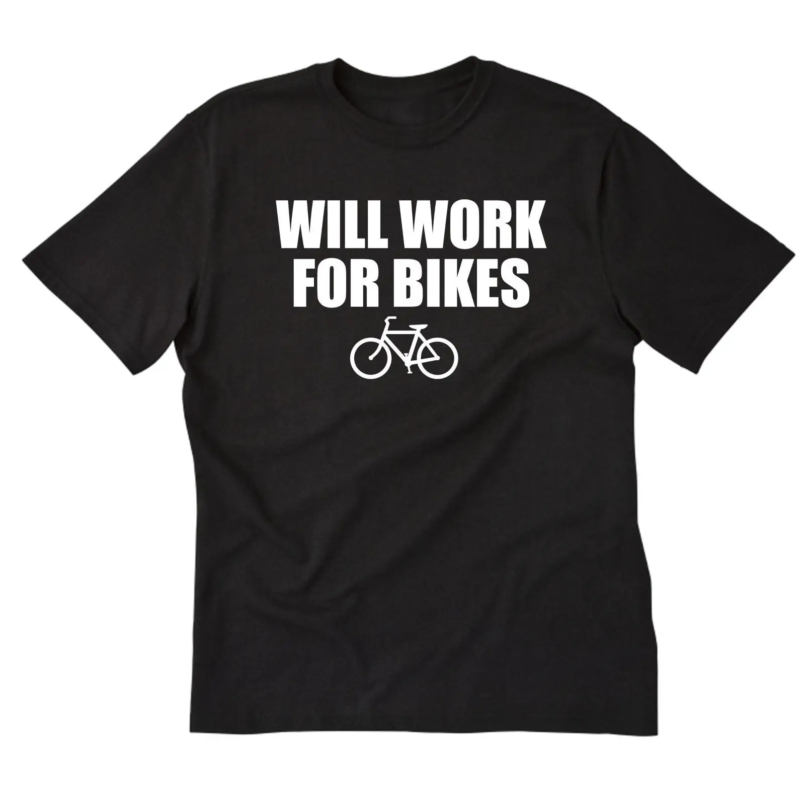 Cycling To Work - Will Work For Bikes 티셔츠 재미있는