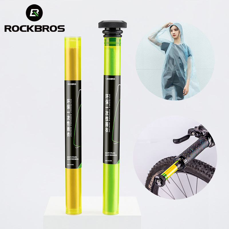 Cycling Rain Jacket Commute - ROCKBROS 남녀공용 두꺼운 자전거 비옷, 전기