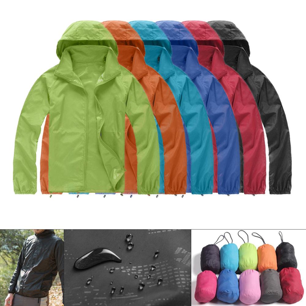 Cycling Rain Jacket Commute - 남여 방수 패브릭 방풍 초경량 빠른