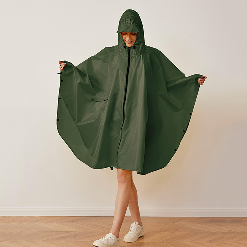 Cycling Rain Jacket Commute - 여성용 통기성 레인코트 경량 우비 판초