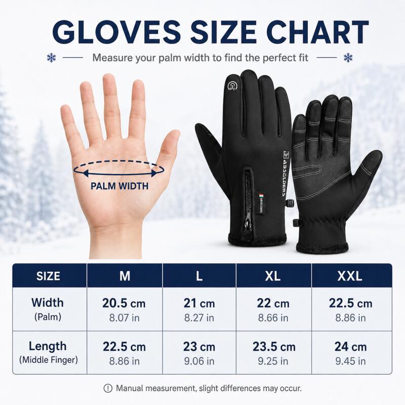겨울용 따뜻한 터치스크린 장갑, 지퍼 커프가 있는 풀  - Winter Cycling Commute 리뷰 및 가격