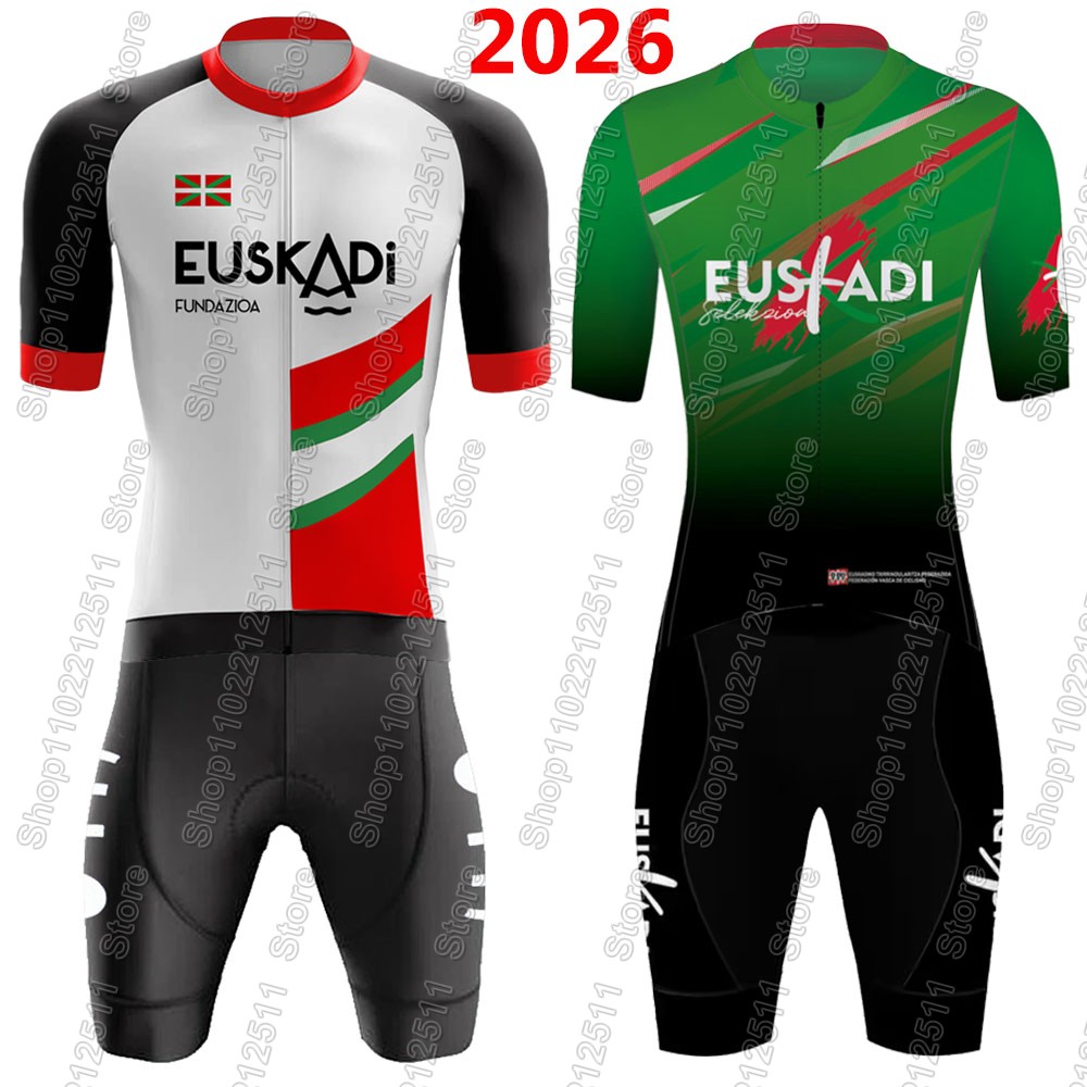 Euskadi 팀 사이클링 저지 2026 세트 여름 스 - Cycling Commuter Clothing 리뷰 및 가격