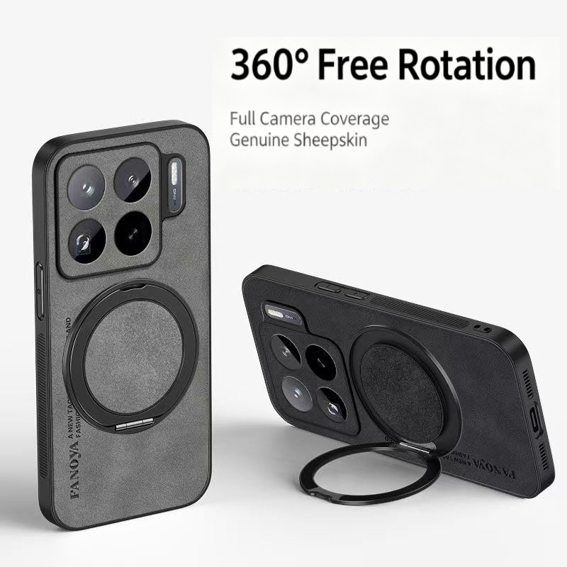 양가죽 PU 가죽 마그네틱 폰 케이스 360도 회전 가 - Kickstand Adjustable 리뷰 및 가격