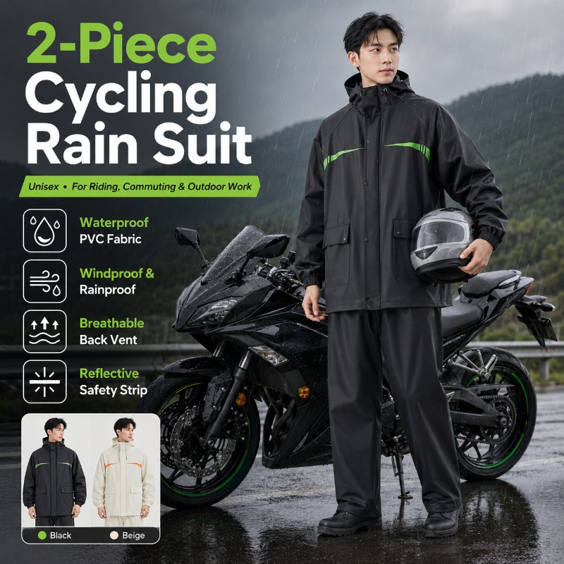 유니섹스 2피스 방수 사이클링 레인슈트 – 라이딩, 출 - Cycling Commute Pants 리뷰 및 가격