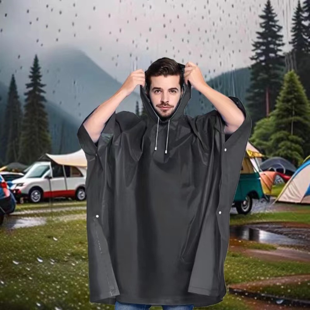 방수 레인 판초 경량 후드 레인 코트, 피크닉 매트 담 - Cycling Rain Jacket Commute 리뷰 및 가격