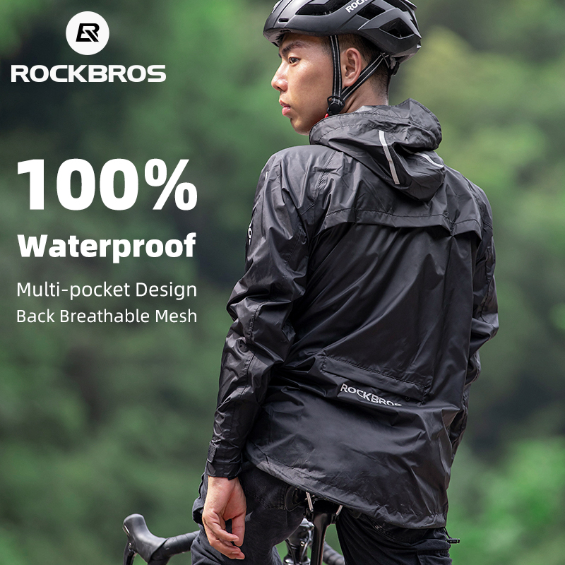 ROCKBROS 남성용 방수 사이클링 레인 코트, 통기 - Cycling Rain Jacket Commute 리뷰 및 가격
