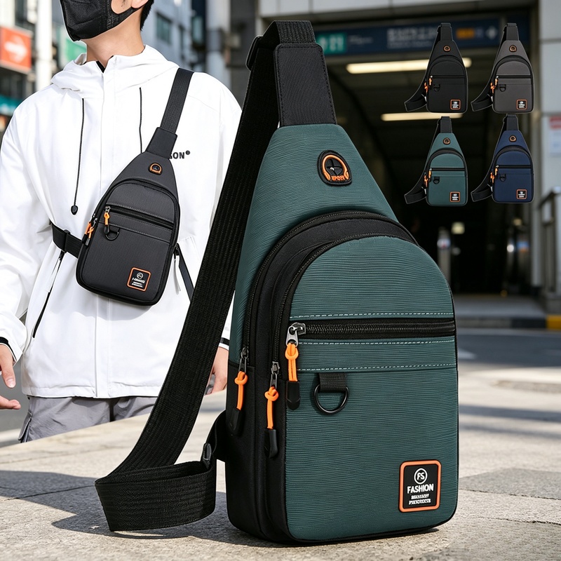 남성용 방수 스포츠 크로스바디 체스트백 레저 아웃도어  - Cycling Commute Bag 리뷰 및 가격
